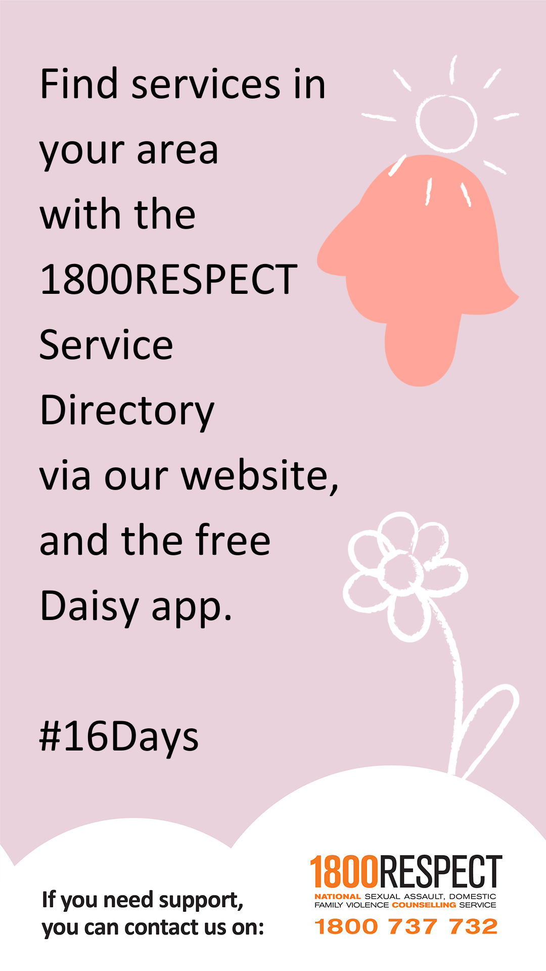 16 days tile about service directory
